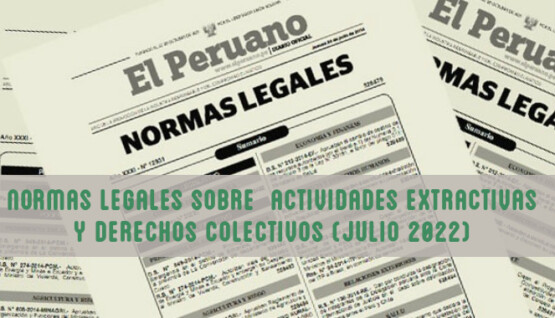 Normas legales julio 2022