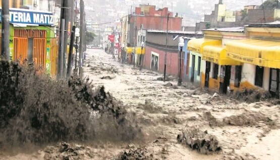Huayco en Chosica