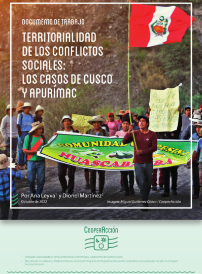 Territorialidad de los conflictos Leyva Martinez CooperAccion 2022