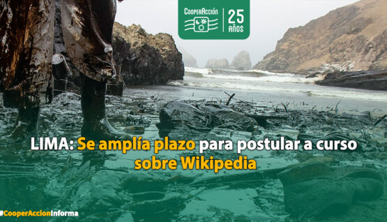 Lima: Se amplía plazo para postular a curso sobre Wikipedia