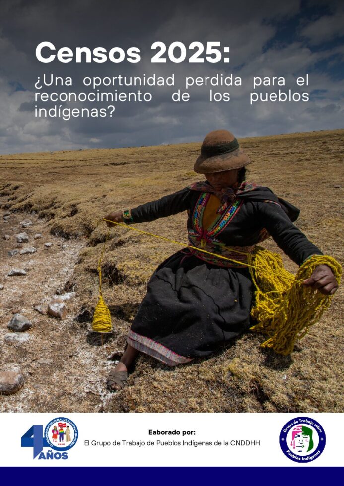 📢 Censo 2025: ¿Una oportunidad perdida para el reconocimiento de los pueblos indígenas?